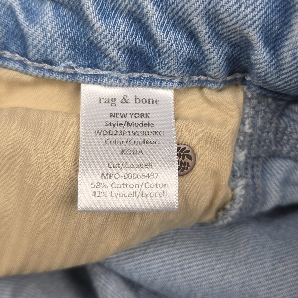rag & bone Light Blue Wide Leg Jeans- 29 - Picture 11 of 16